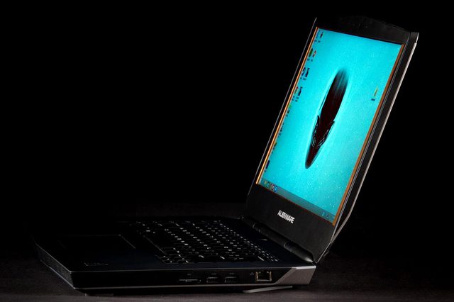 Alienware 15 laptop side