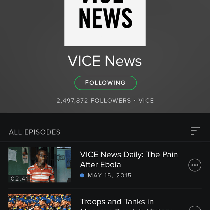 spotify adds video podcasts and running music features shows screenshot 2
