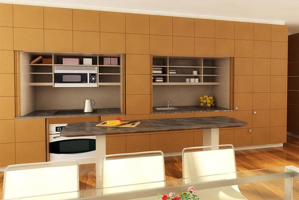 best furniture for small spaces stealth kitchen 2