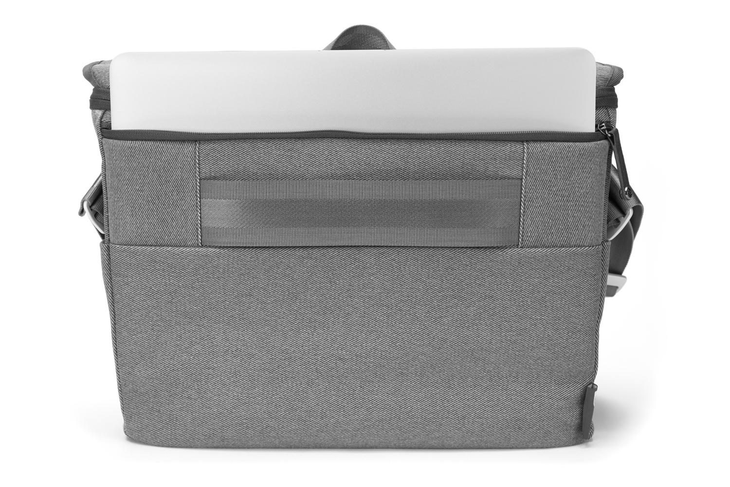 squeeze 2 dslrs and laptop into booqs python catch bag theres still room booq 13