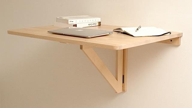 hanging wall desk
