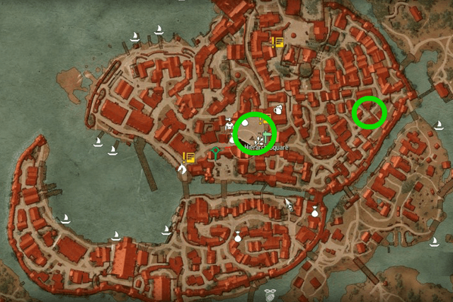 witcher city money map