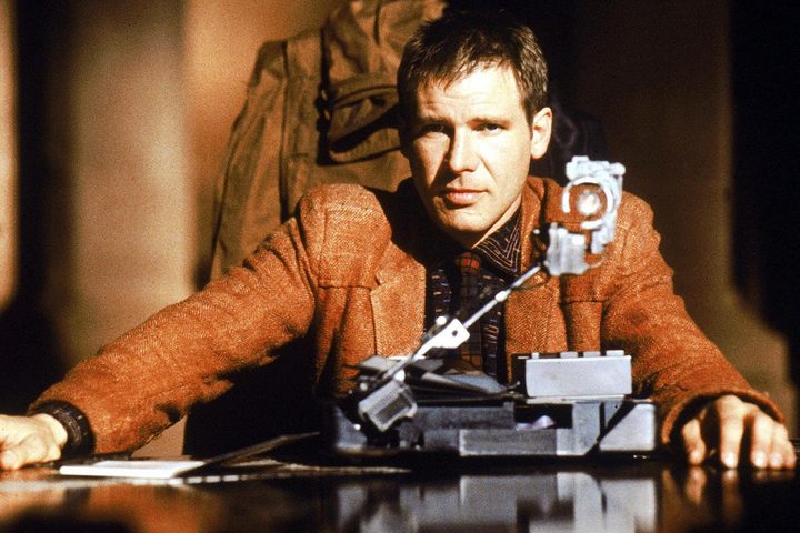 Harrison Ford in Blade Runner.