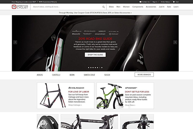 Competitive Cyclist buy bikes online
