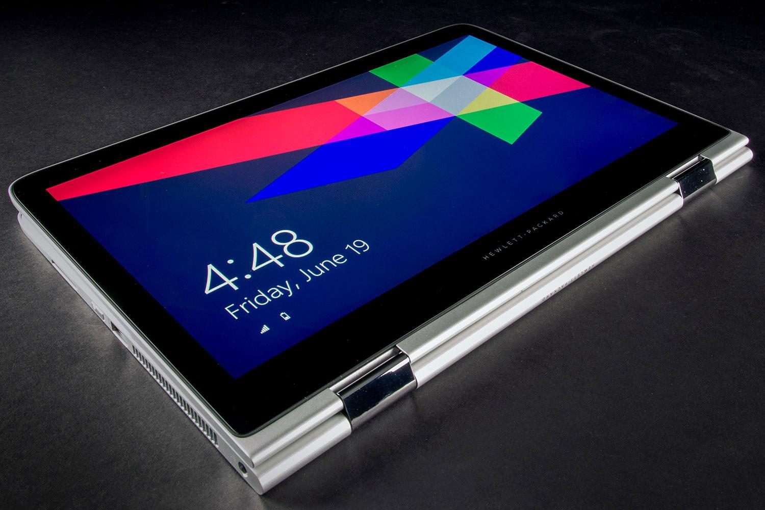 HP Spectre X360 tablet side angle