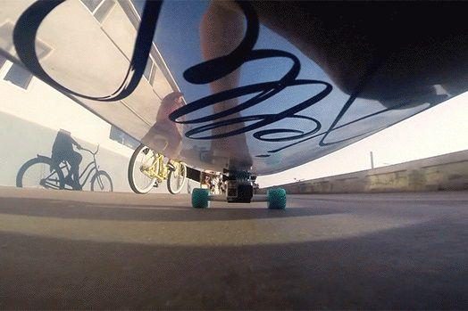 Jelly skateboard GoBLOCK mount view