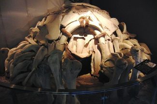 Mammoth Bone Hut Replica