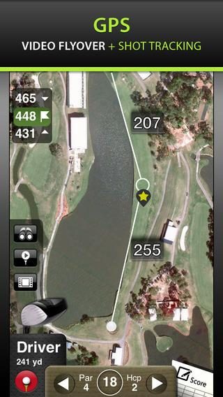 piq golf sensor mobitee gps rangefinder scorecard flyover screen2