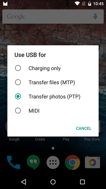 Nexus_5_USB_Switch_To_PTP_Screenshot