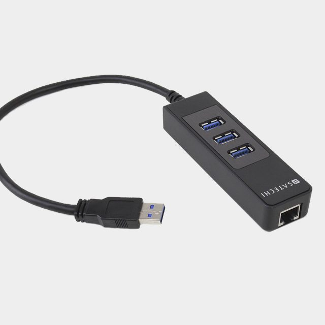 Satechi 3-Port USB Hub and Ethernet Adaptor 1