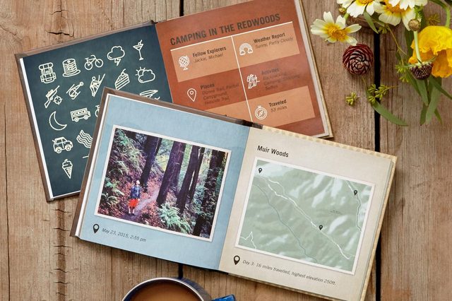 TripPix lets you create beautiful travel photo books