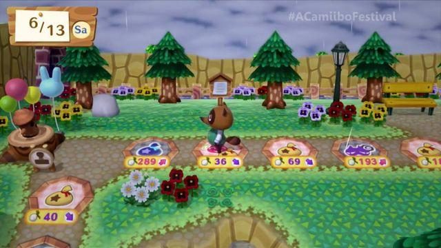 A racoon landing on a 36 fruit space.