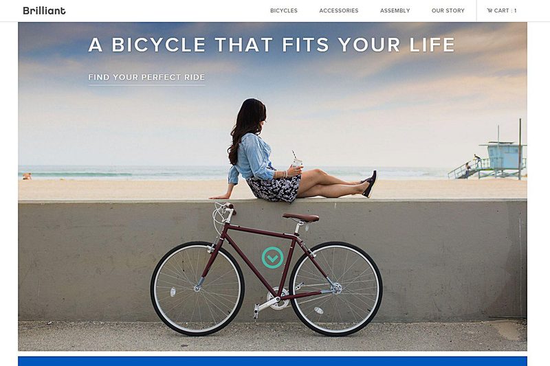 brilliant bikes homepage