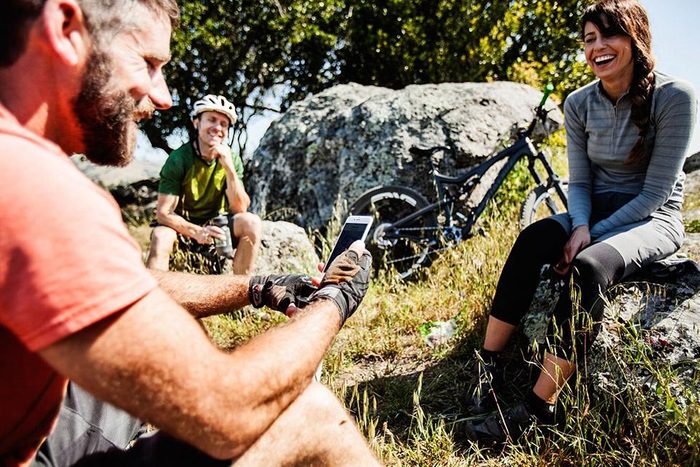 polar m450 group ride break