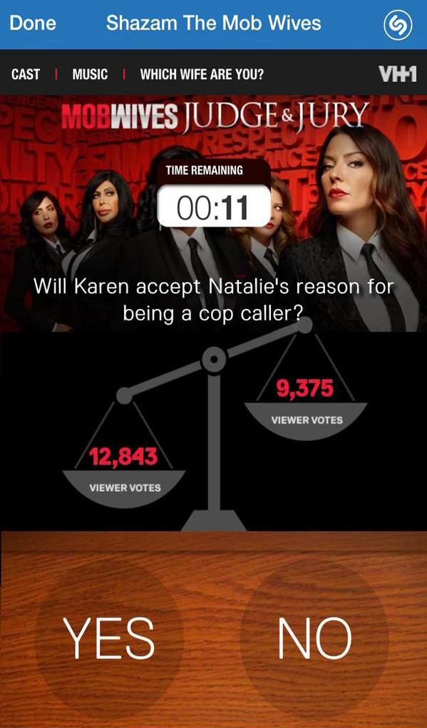 vh1 and social media mob wives shazam game 1