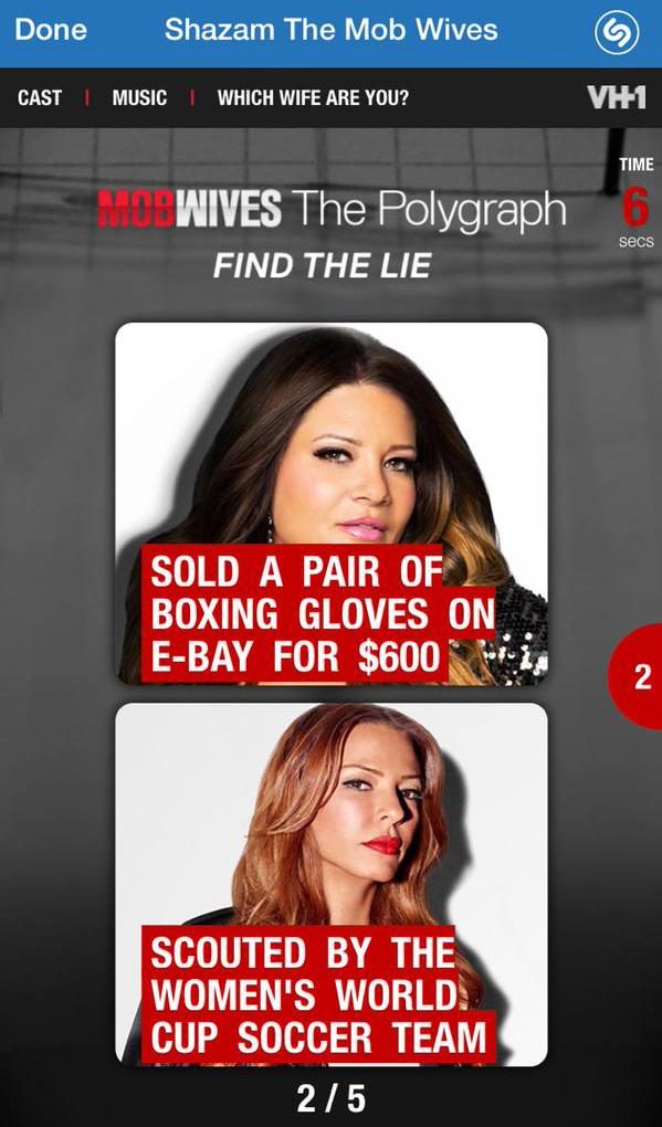 vh1 and social media mob wives shazam game 5
