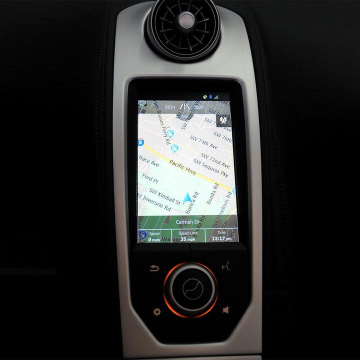 2015 McLaren 650S console map