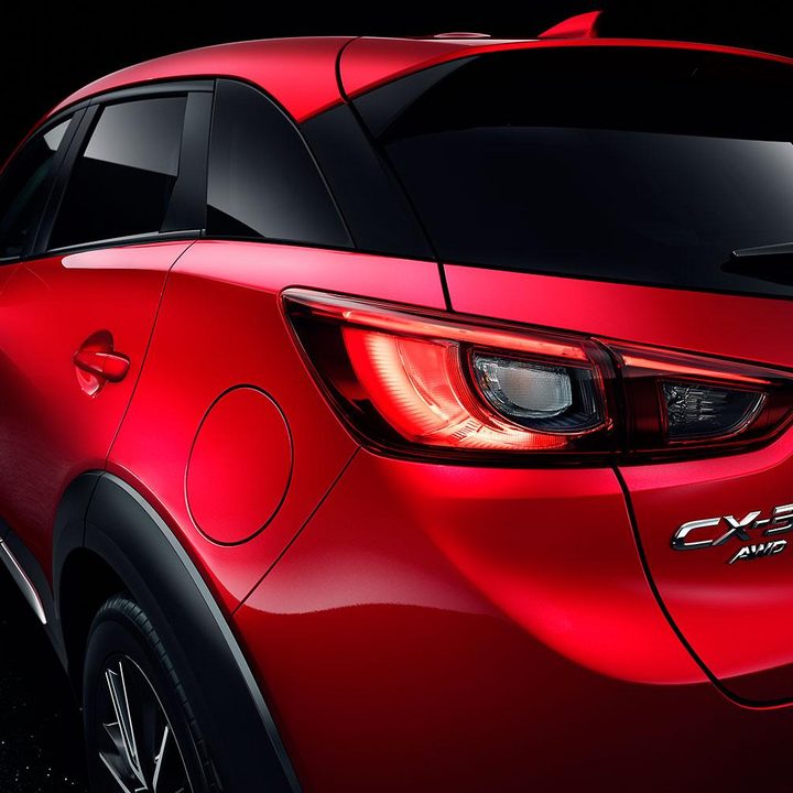 2016 Mazda CX 3 taillight angle