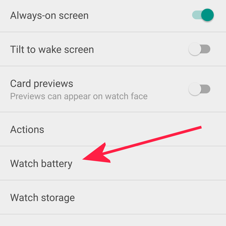 how to increase android wear battery life 5 1 watch information screenshot 03a