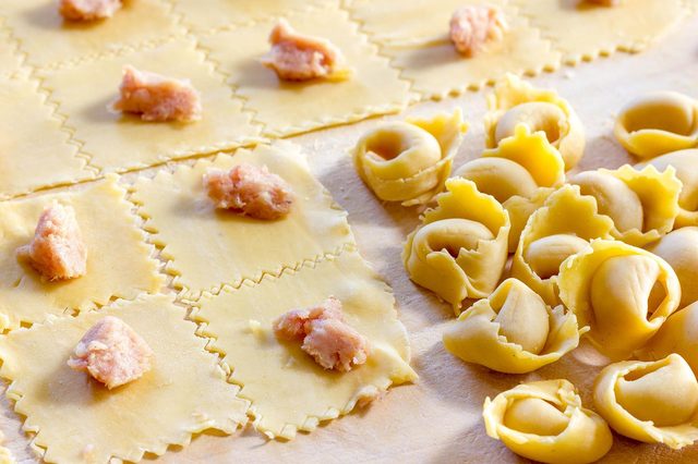 Blow your dinner guests away with homemade tortellini