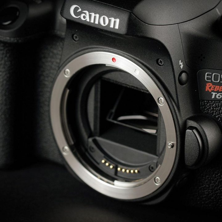 canon eos rebel t6s review lens shoe
