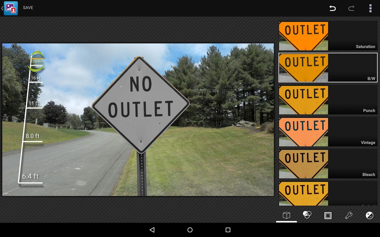dell venue 10 7000 series review camera filter tool 02a