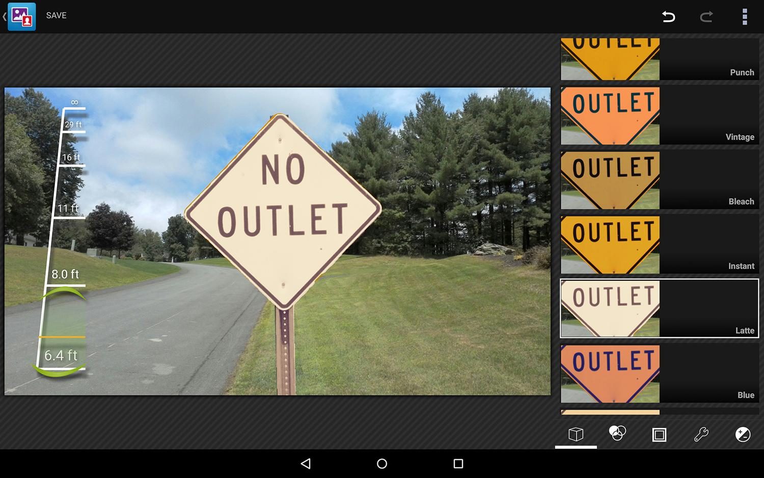 dell venue 10 7000 series review camera filter tool 04a