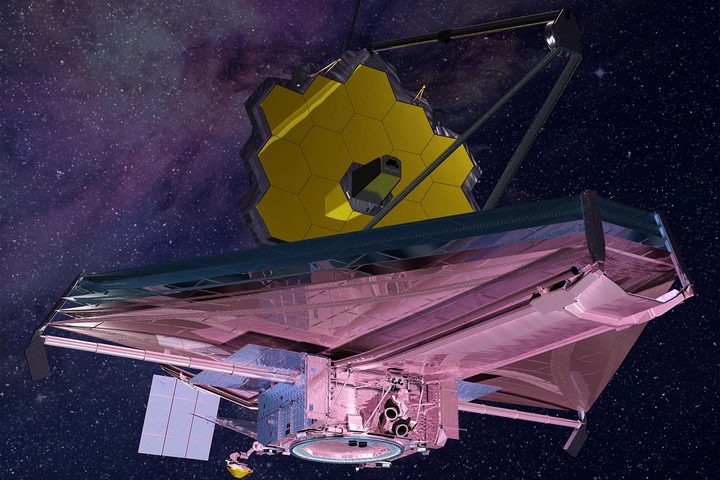 Artist's conception of the James Webb Space Telescope