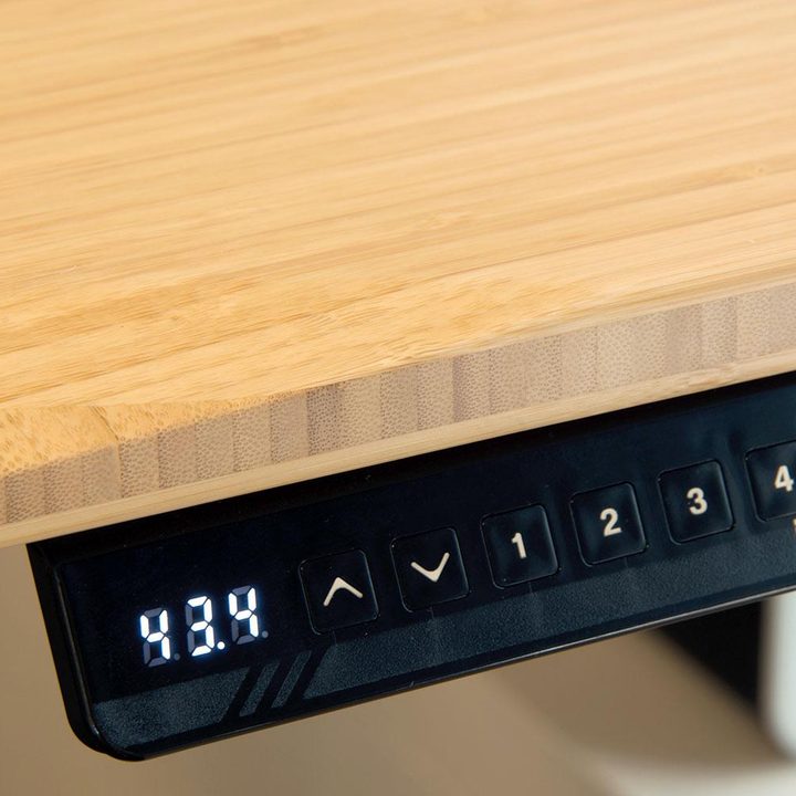 Jarvis Standing Bamboo Desk controls