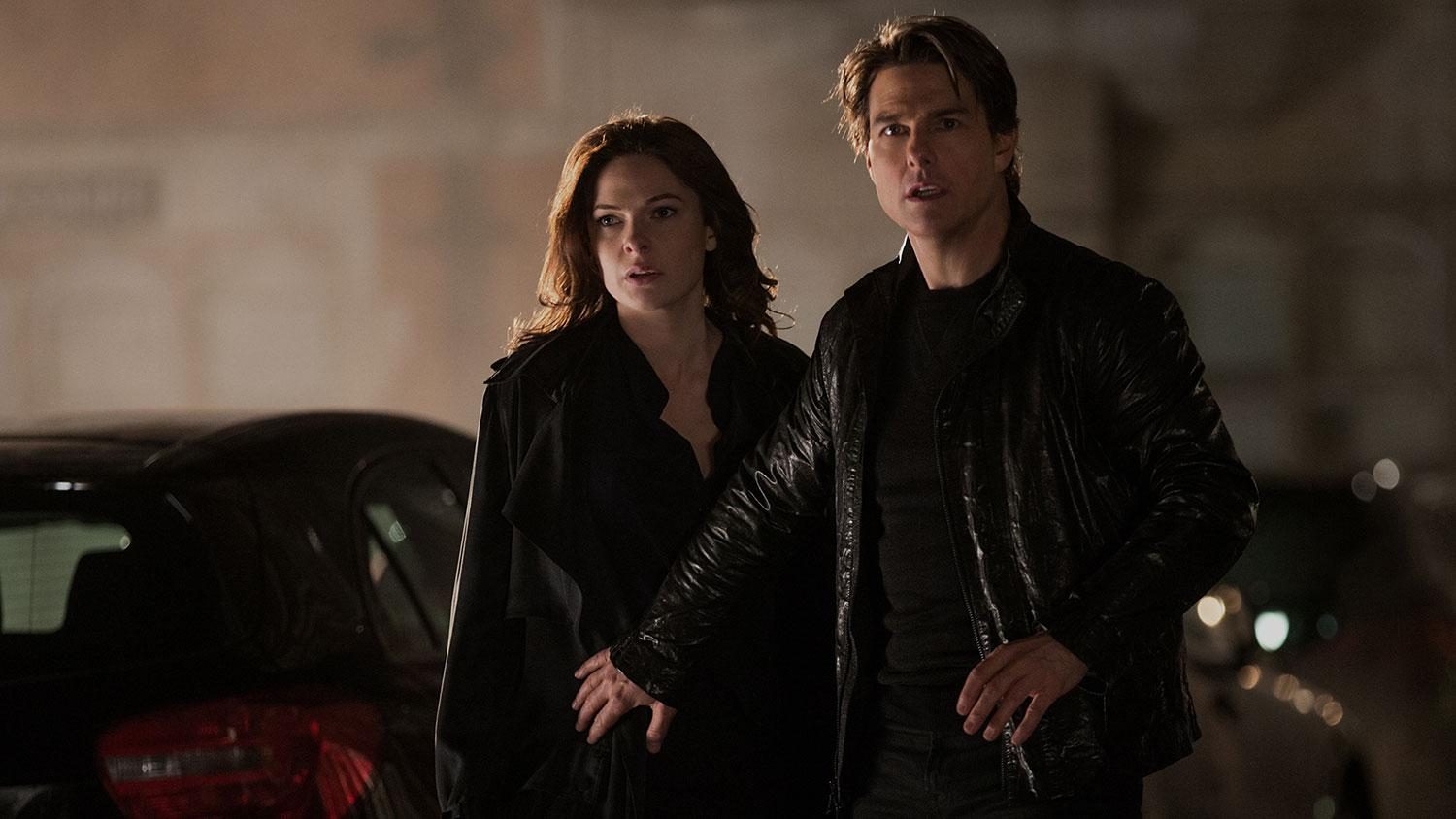 Tom Cruise in Mission: Impossible Rogue Nation.