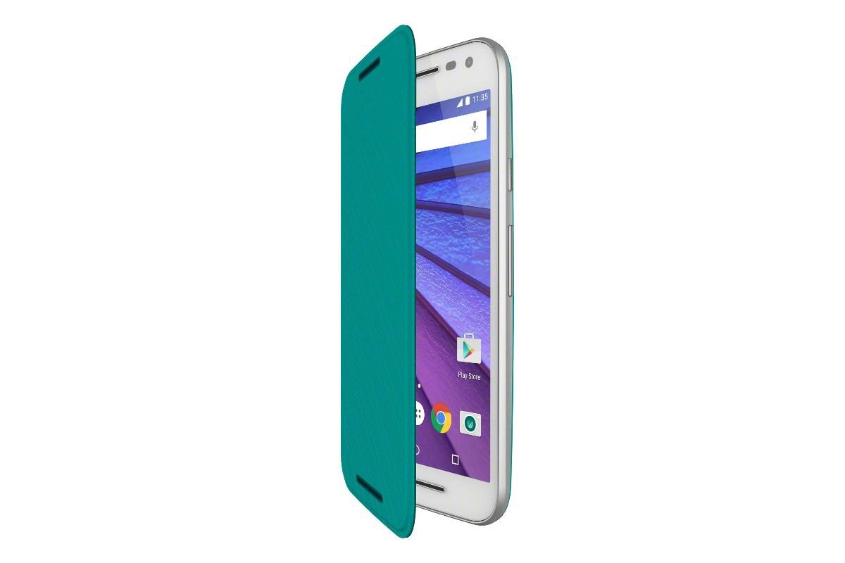 motorola moto g 2015 news white front turquoise