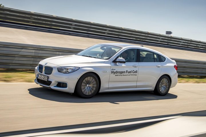 BMW 5 Series GT hydrogen fuel-cell prototype