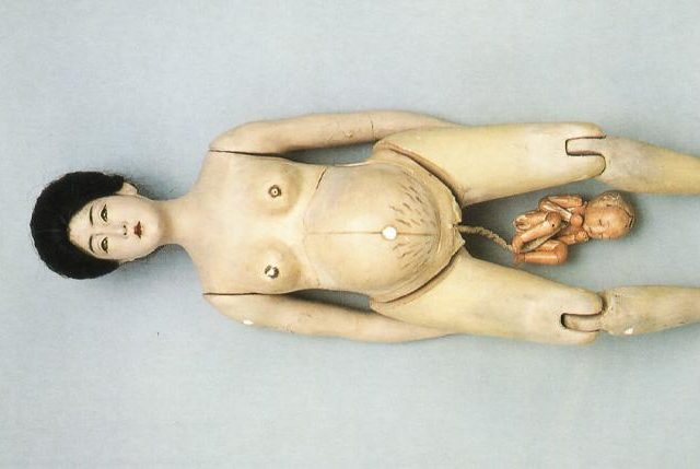 Pregnant Doll with Baby on an Umbilical Cord