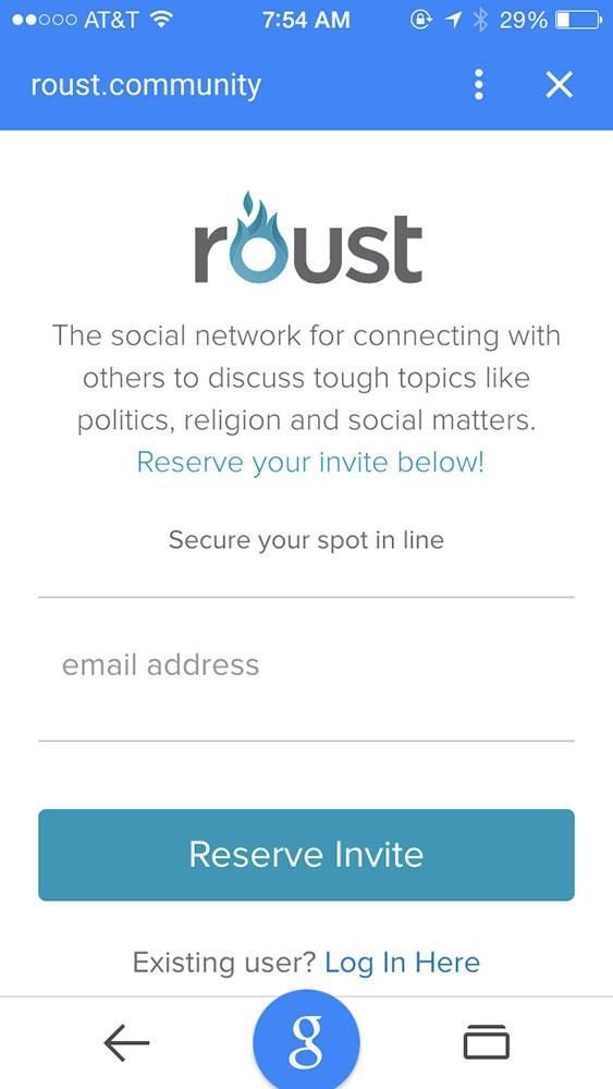 roust social network news and interview mobile screenshot 6