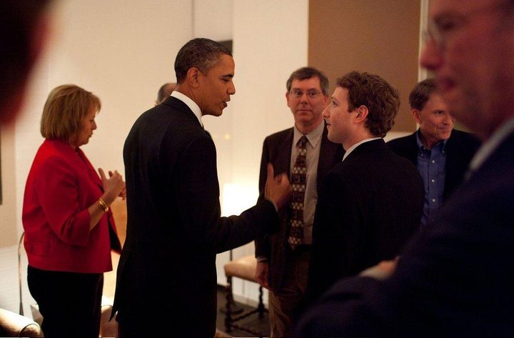 Zuckerberg hangs with people like President Obama