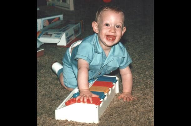 Mark Zuckerberg as a toddler