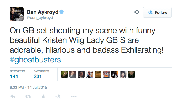 ghostbusters dan aykroyd