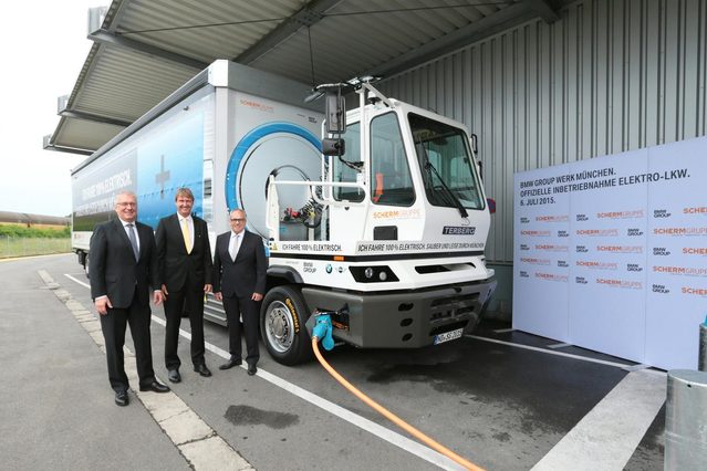 BMW electric semi truck
