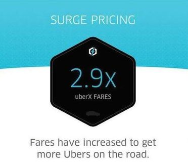 surge pricing - uber