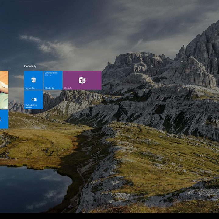 windows 10 review high resolution support start screen