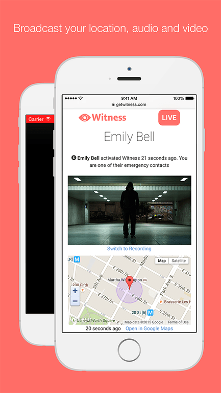 witness for ios broadcast