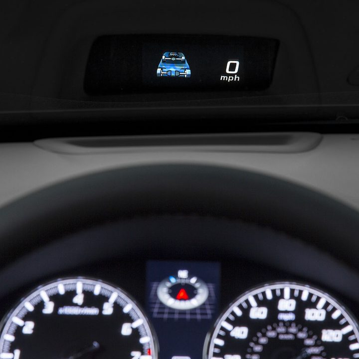 2016 Acura RLX Sport Hybrid dash HUD
