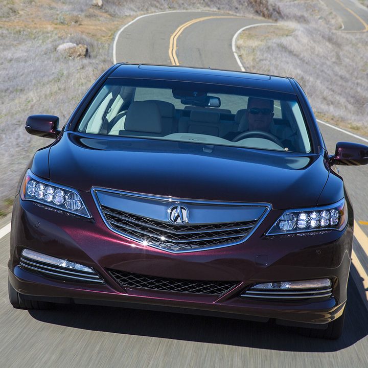 2016 Acura RLX Sport Hybrid driving front 2