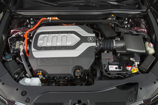 2016 Acura RLX Sport Hybrid engine
