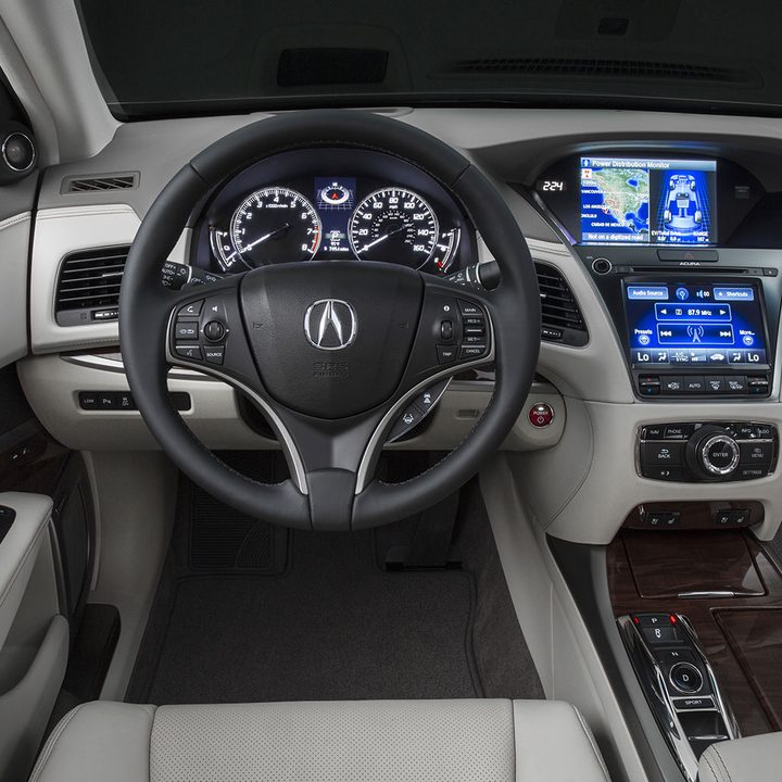 2016 Acura RLX Sport Hybrid steering wheel