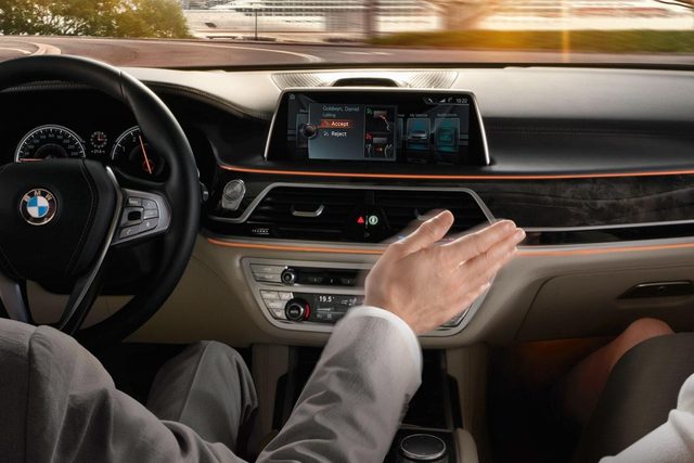BMW 7 Series Gesture Control