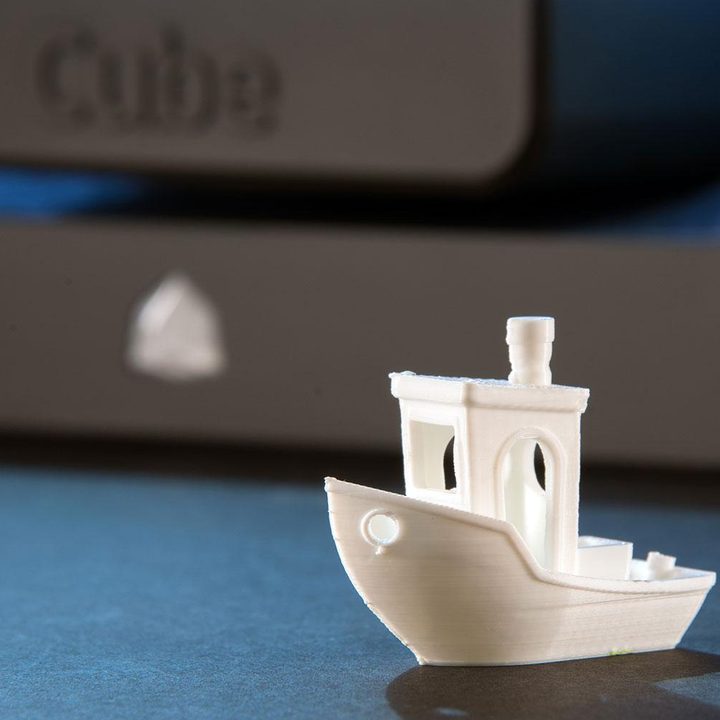 3D Systems Cube 3D Printer printed boat