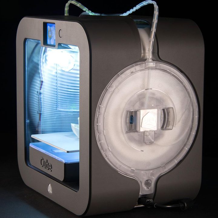 3D Systems Cube 3D Printer side angle