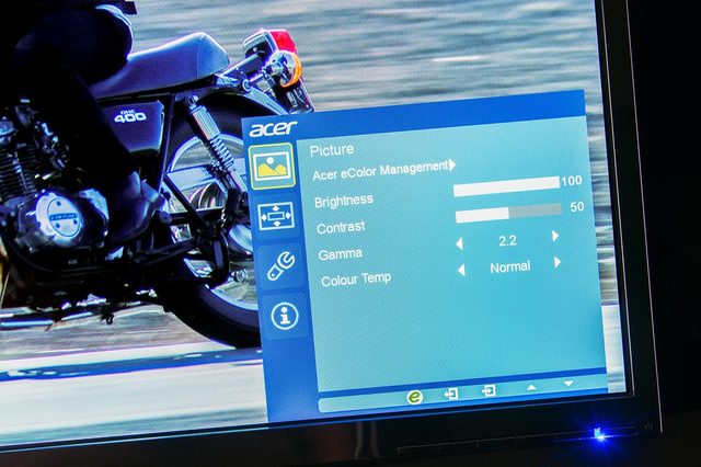 ACER XB370UB monitor OSD2