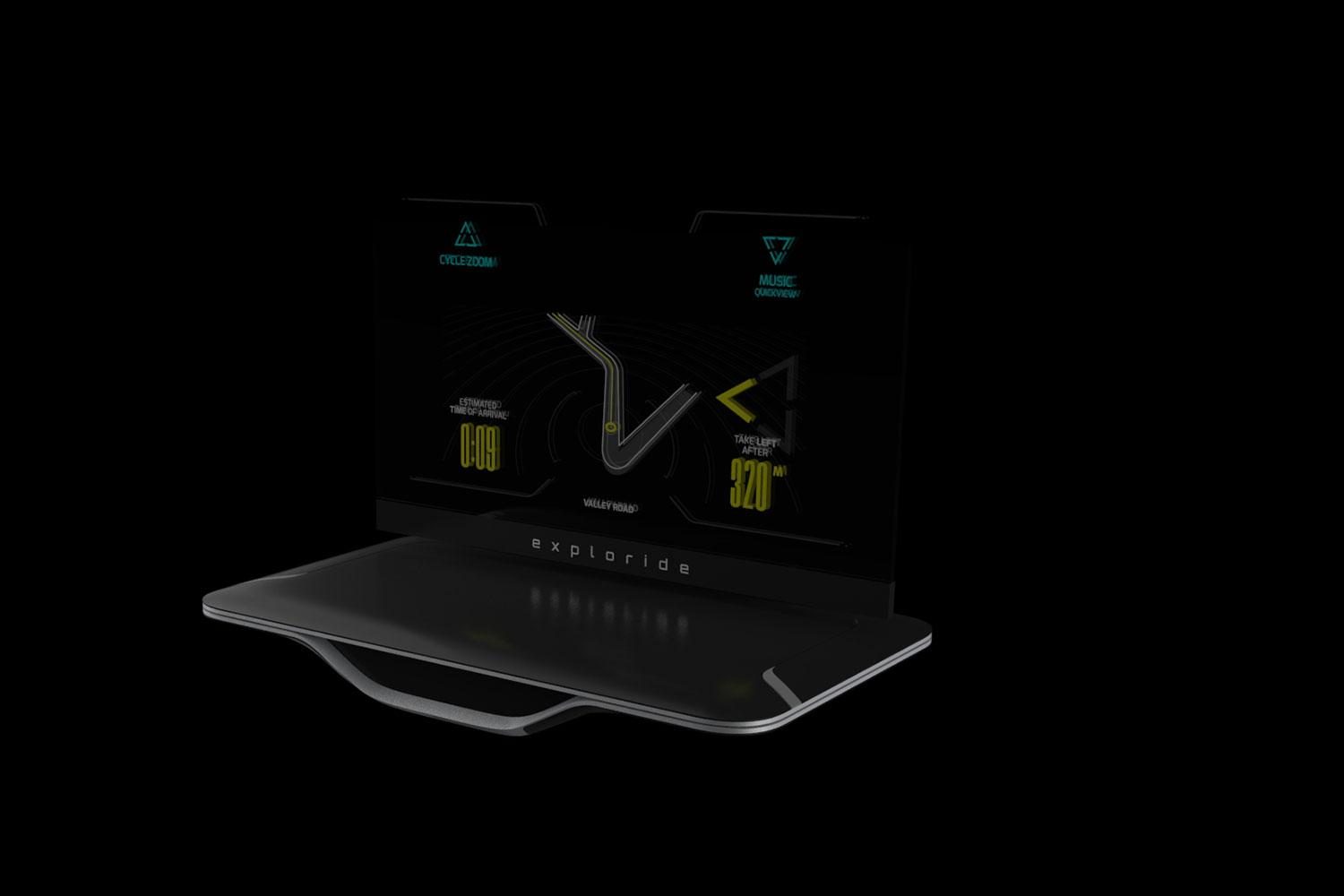 exploride head up display pictures news specs with ui 100